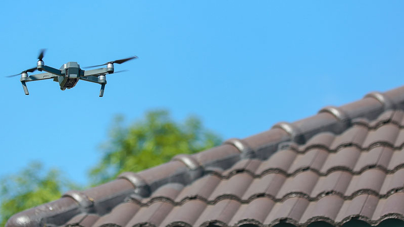 ARCM Roofing drone roof inspection in Longmont, Colorado