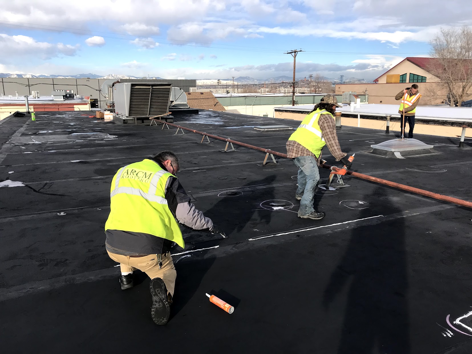 EPDM Roofing Systems installation