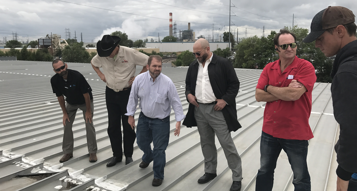 Commercial Metal Roofing installation