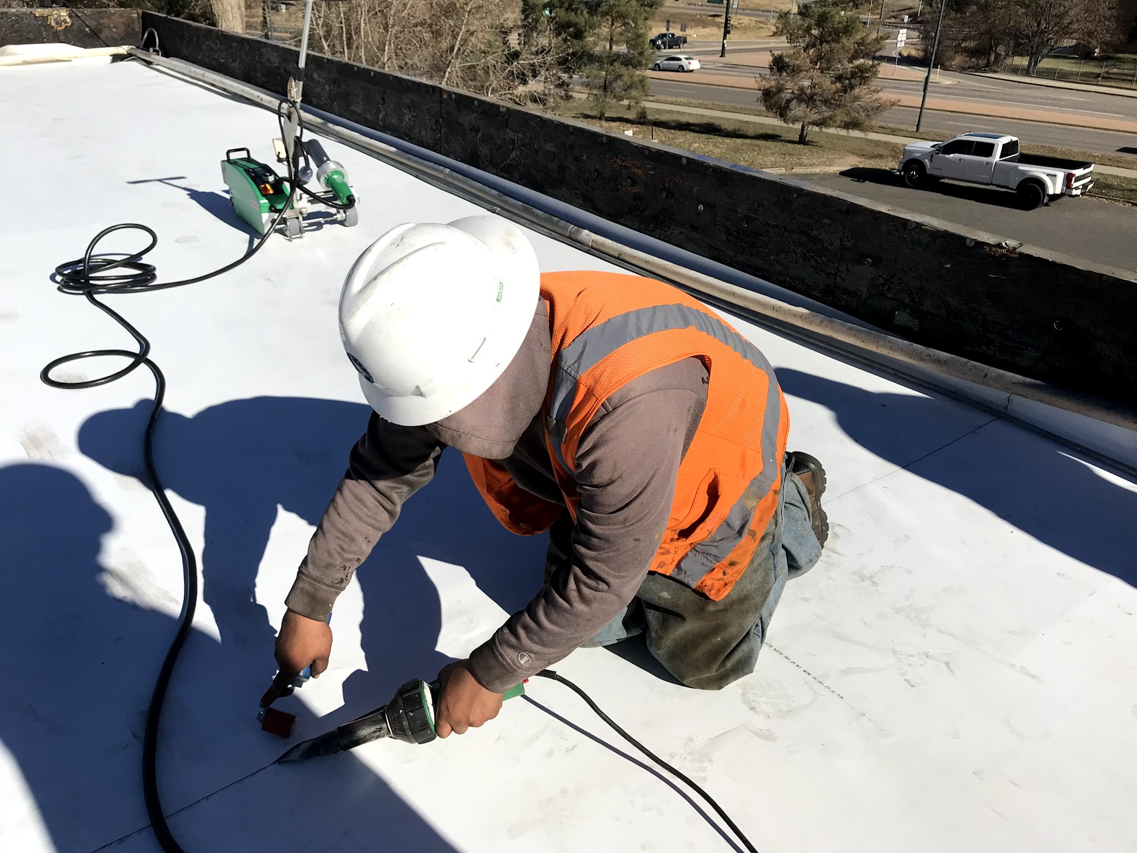 TPO Roofing Systems installation