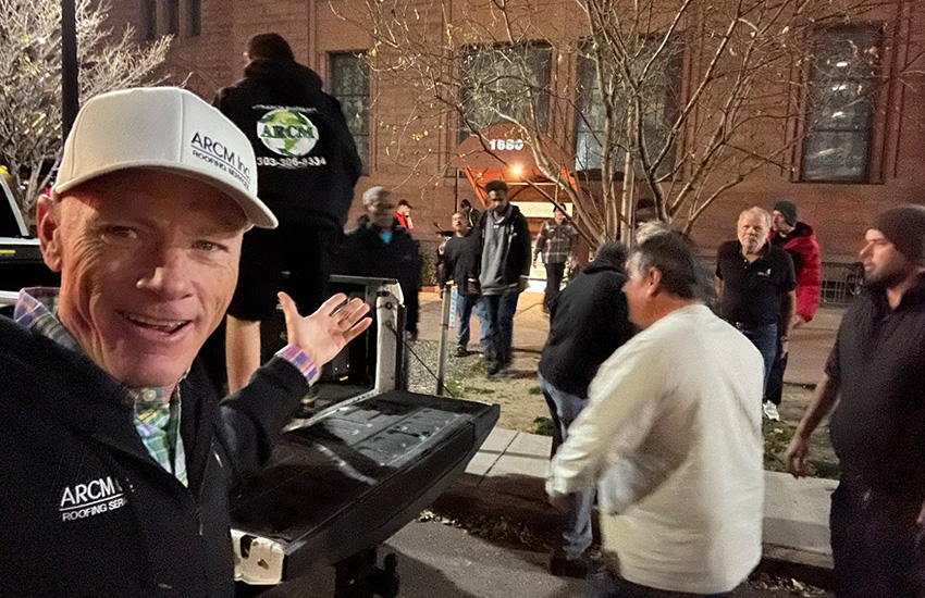 ARCM Roofing community volunteer work in Denver Colorado