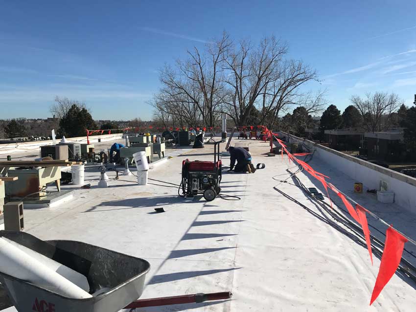 Commercial Roof Membrane Installation in Denver, Colorado - ARCM Roofing
