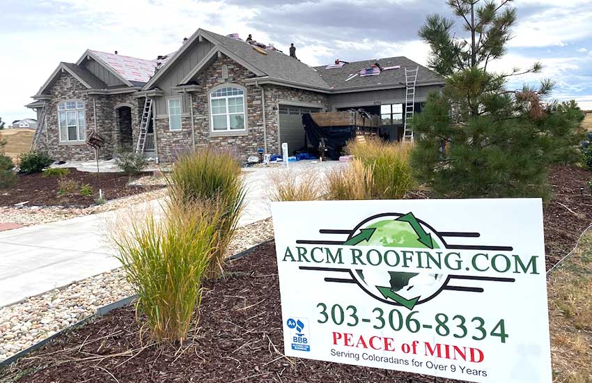 Roof Installation in Progress in Denver Metro, Colorado - ARCM Roofing